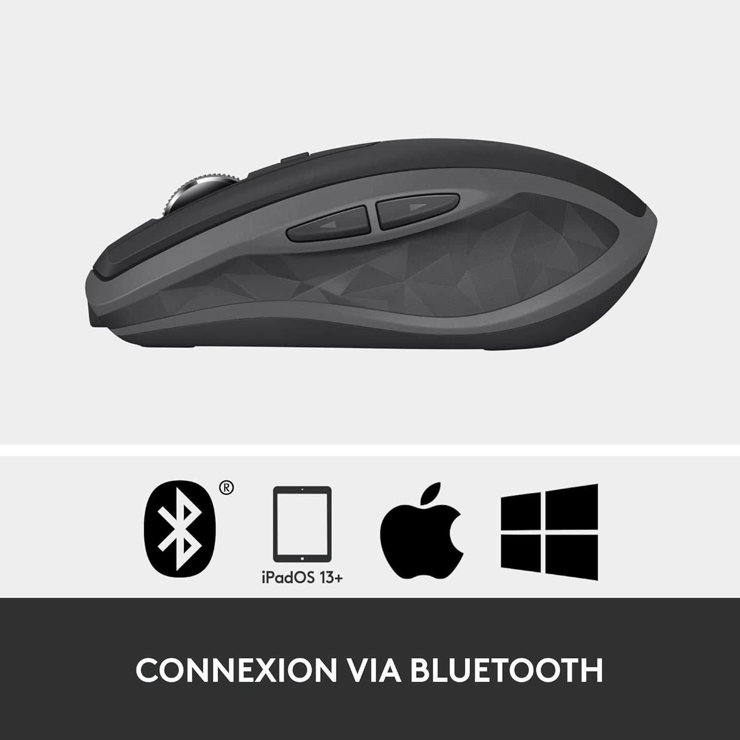 ПРОМО Нова Безжична Bluetooth Мишка Logitech MX Anywhere 2S, Сива