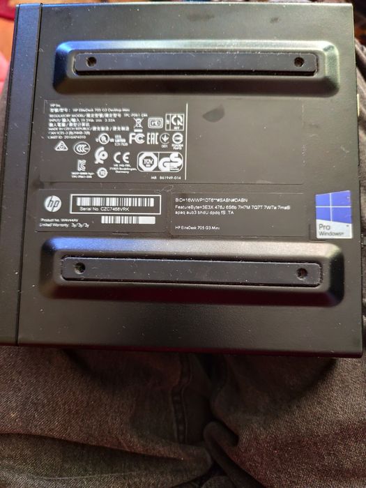 Unitate pc intel I5 8gb ram ddr3, elitedesk 705 G3