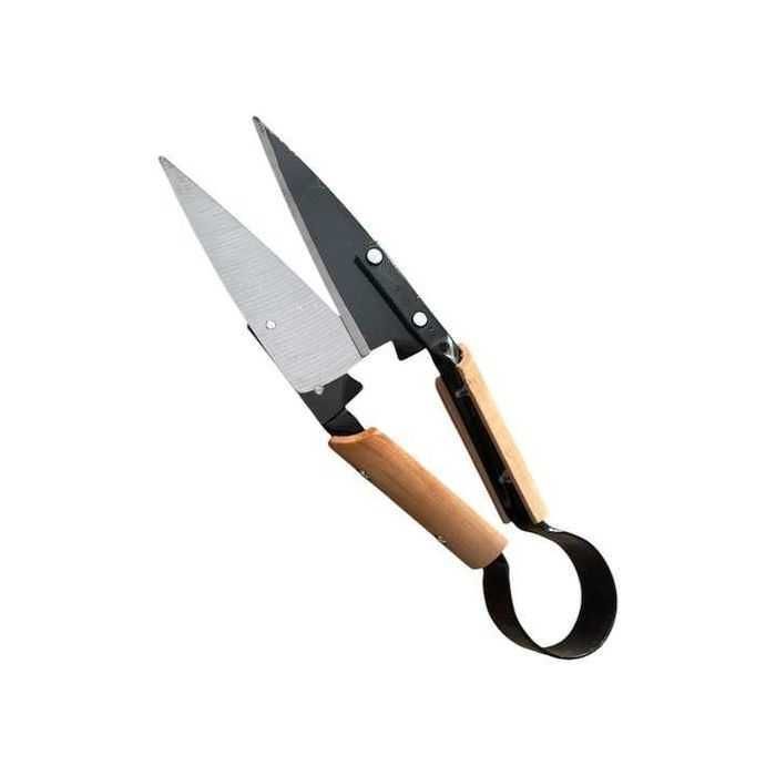 Foarfeca pentru tuns oi,capre,caini,etc cu maner de lemn,32.5 cm,nouă