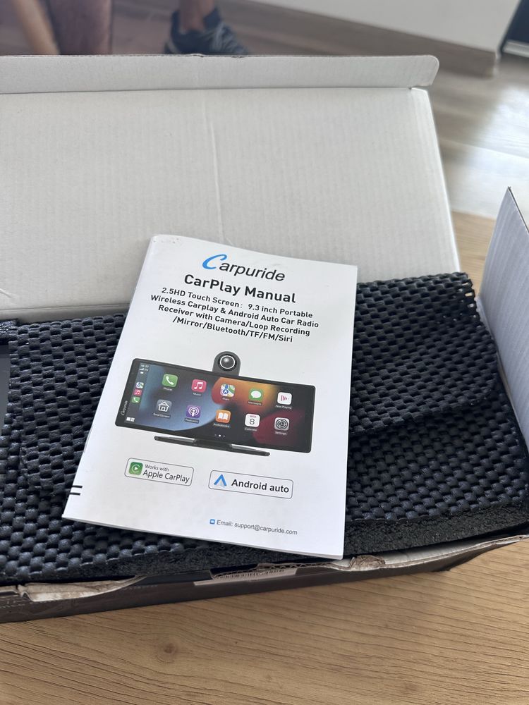 CarPlay Manual Carpuride навигация с видиорегистратор