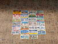Numere inmatriculare auto originale, expirate, USA, America Tabla