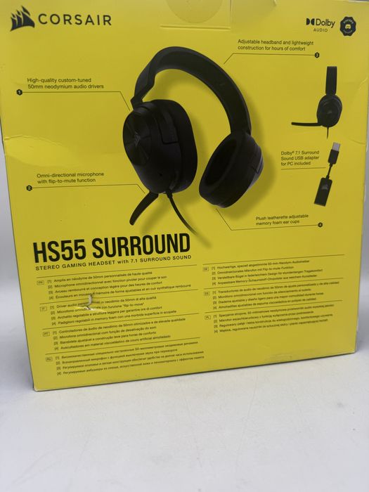 Casti Gaming cu microfon Corsair HS55 Surround Sigilat B