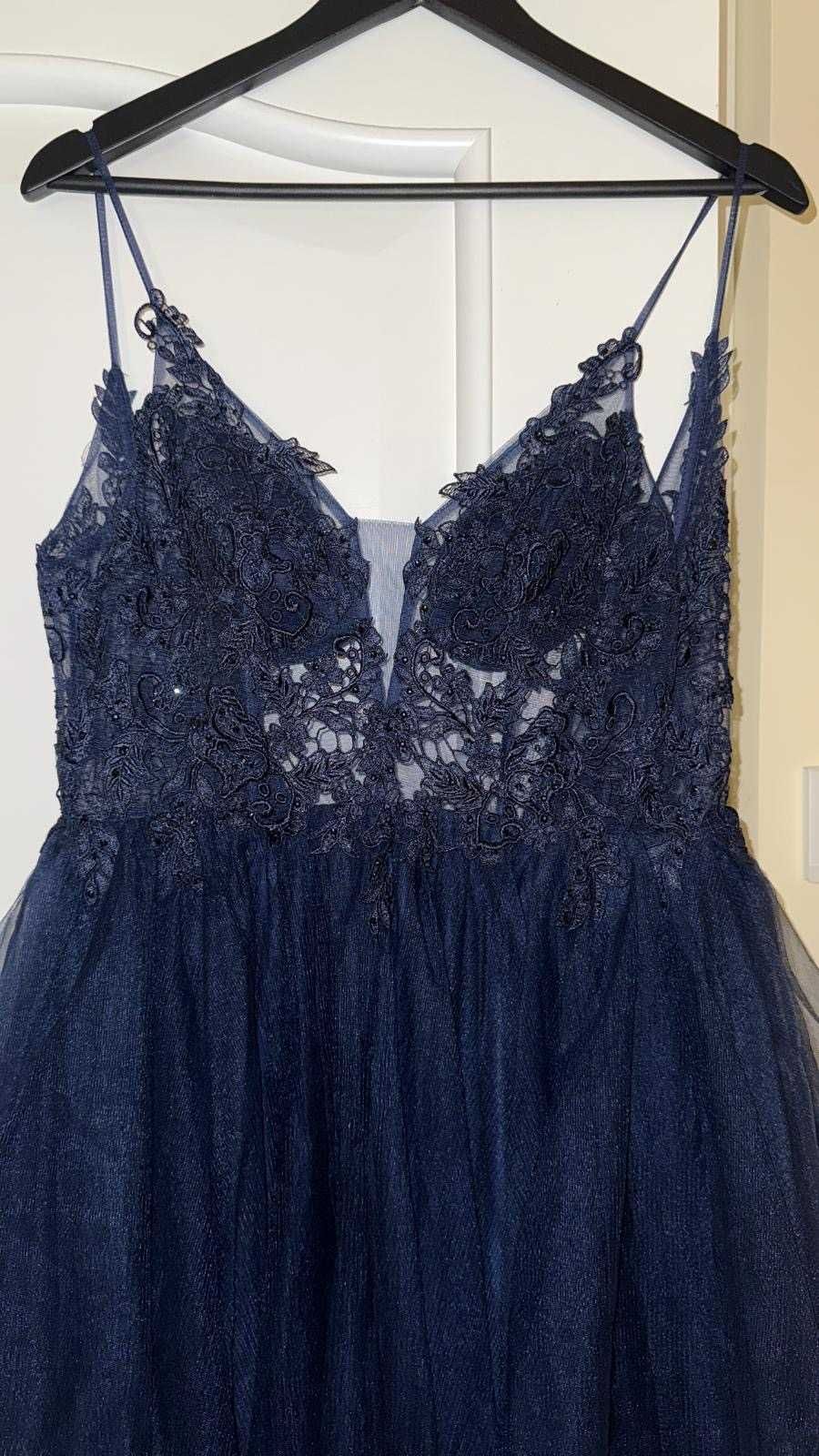 Vand rochie de ocazie Mascara culoare navy, marimea 36