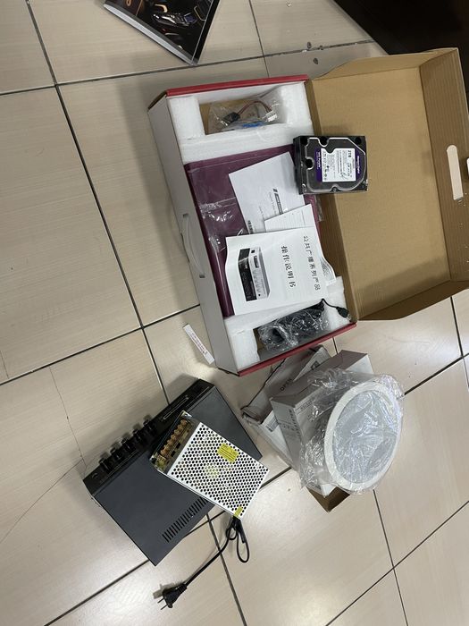 Комплект видео наблюдения для помощений