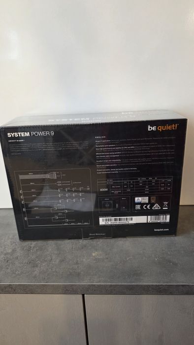 Захранване bequiet system power 9 - 600w чисто Ново!