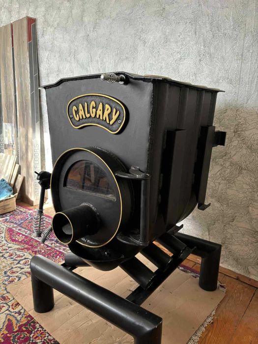 Канадска камина на дърва с котлон 7 КВТ