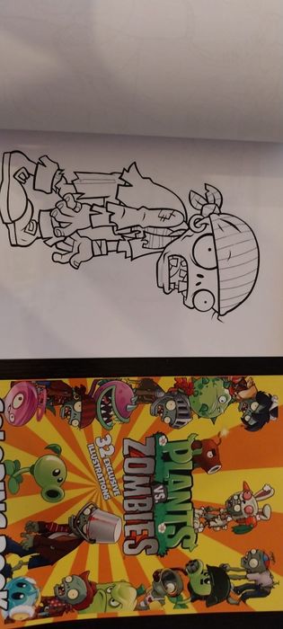 Книжки за оцветяване Plants vs zombies