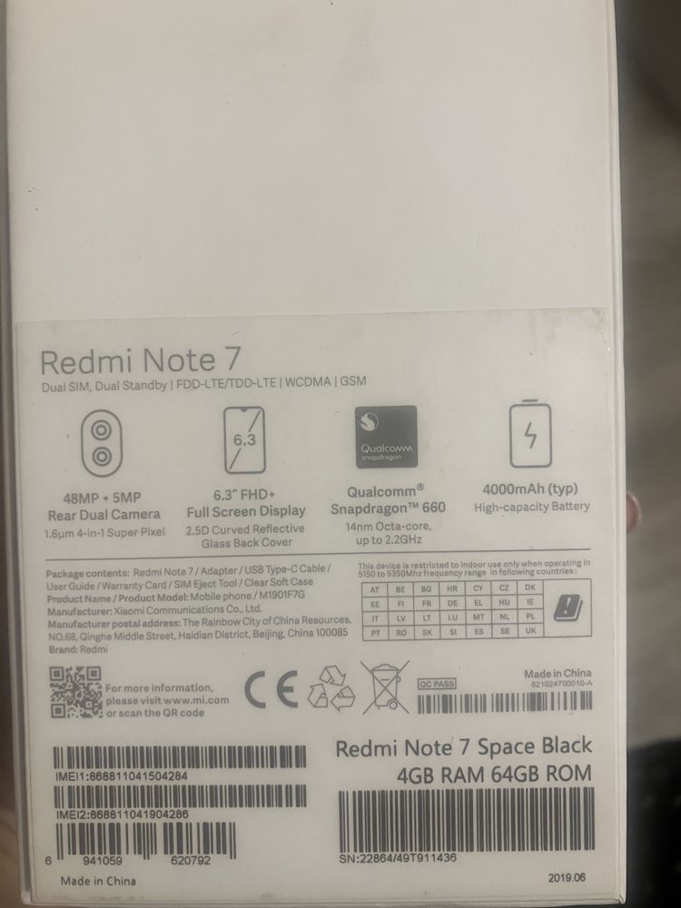 Xiaomi Redmi note 7