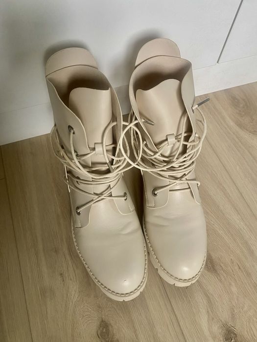 Дамски боти от изкуствена кожа