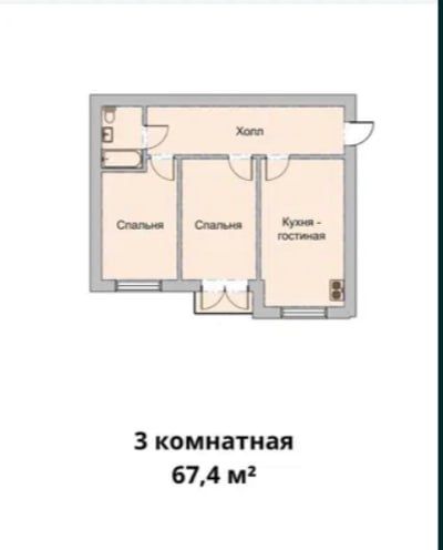 Продается 3/9/10 67м2 в ЖК Via Port, ор-р: Челси