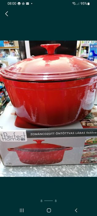 Cratiță fontă emailată 7L Ofertă 289 lei