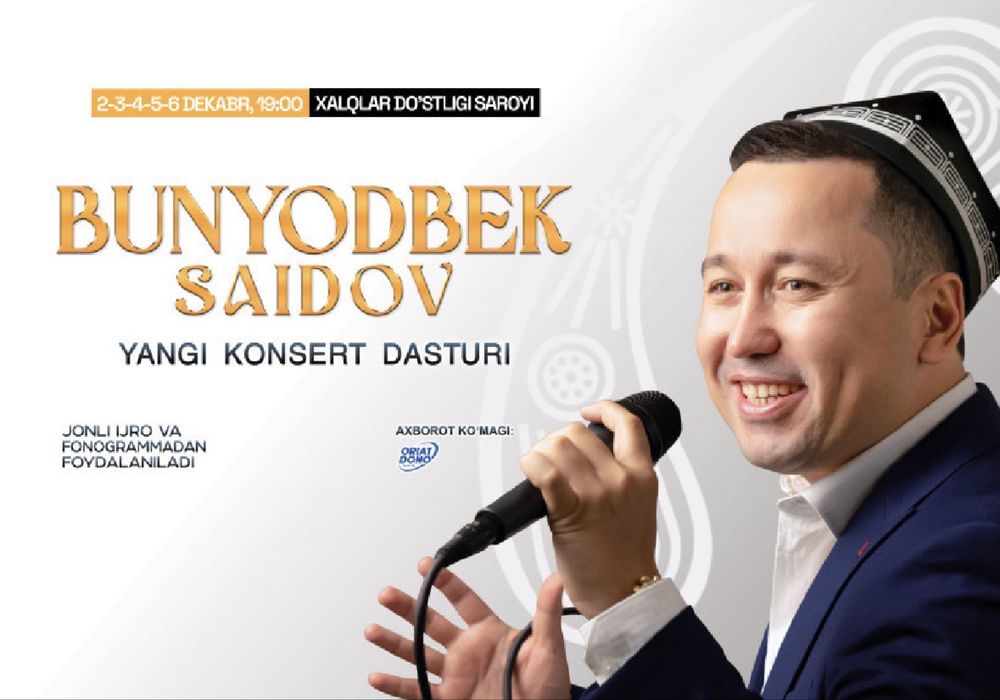 Barcha kansertlaga bilet bor