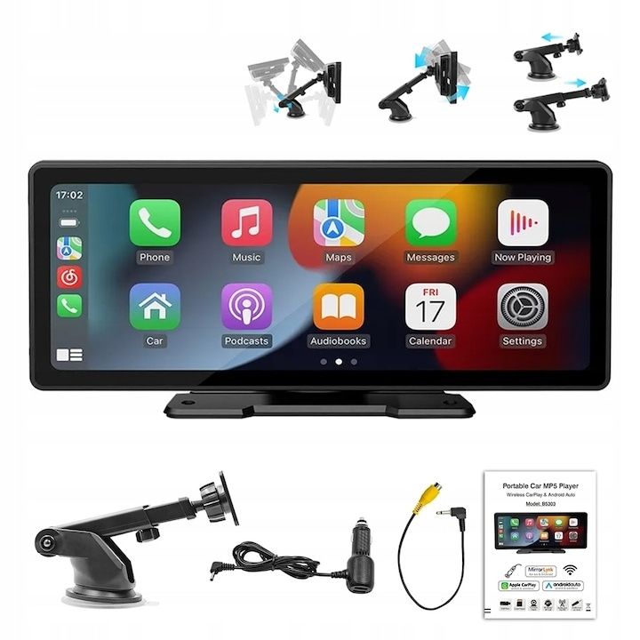 Безжичен екран CarPlay Android/iOS Auto