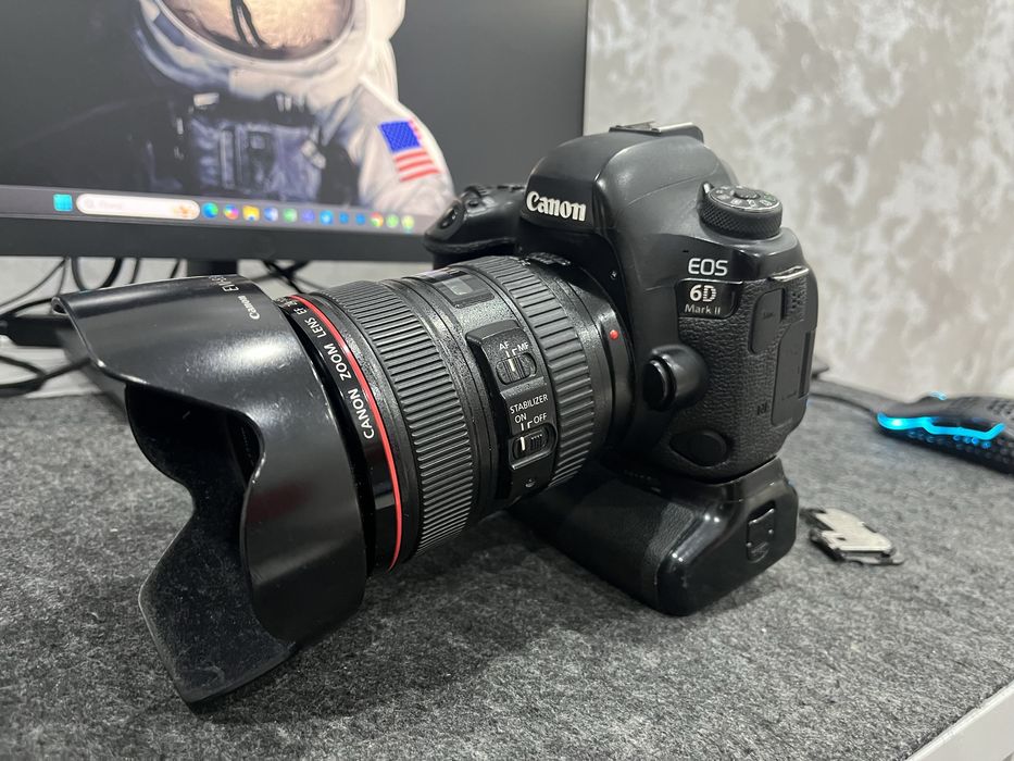 Продам фотоаппарат Canon 6d mark2 с обьективом 24-105