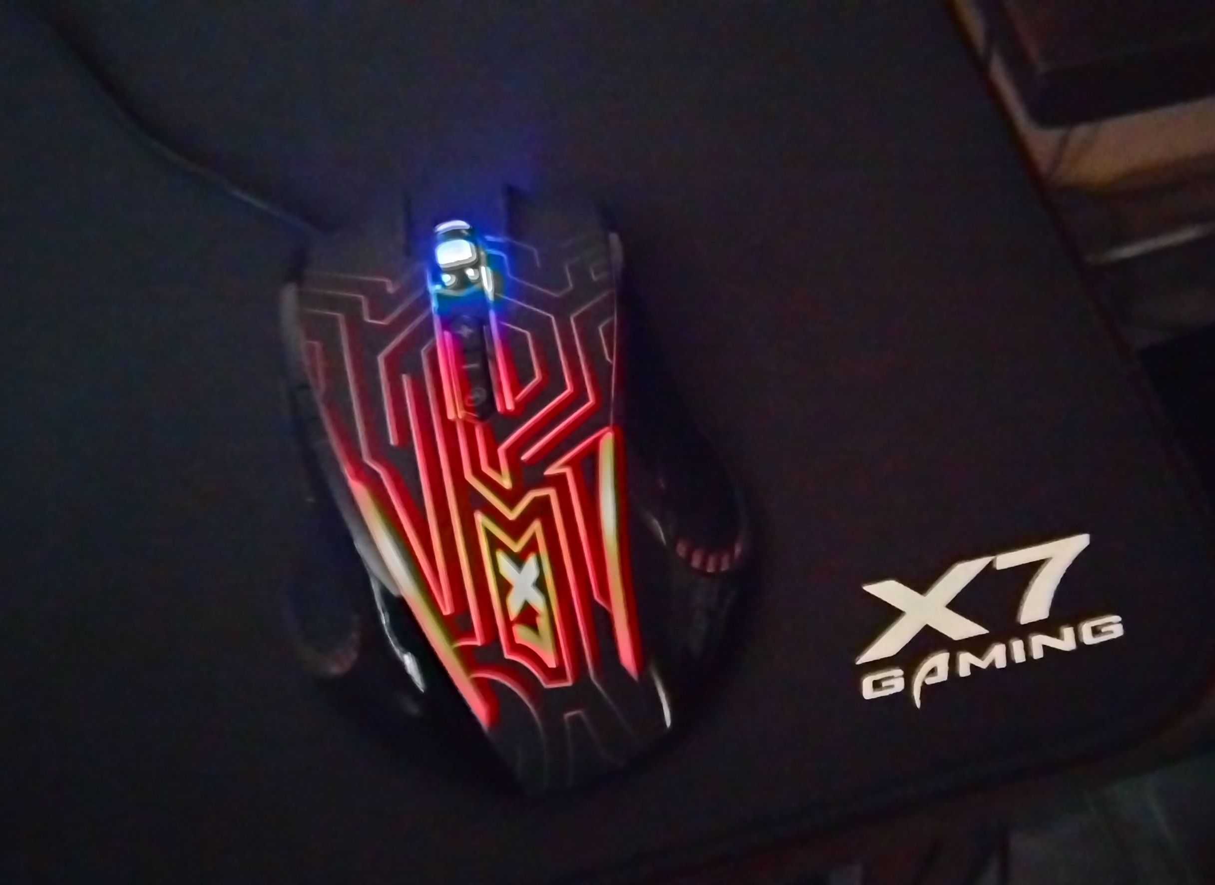 Гейминг мишка Oscar Neon Gaming Mouse X87 a4tech X7 a4TECH offic