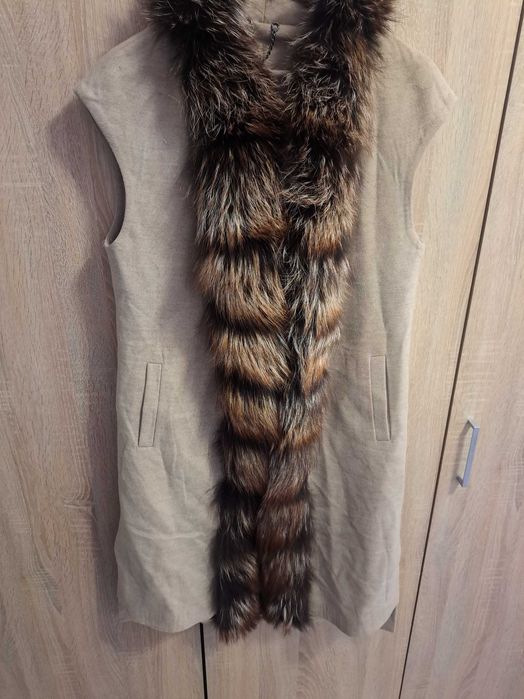 Жилетка от лисица естесвен косъм  М /Л