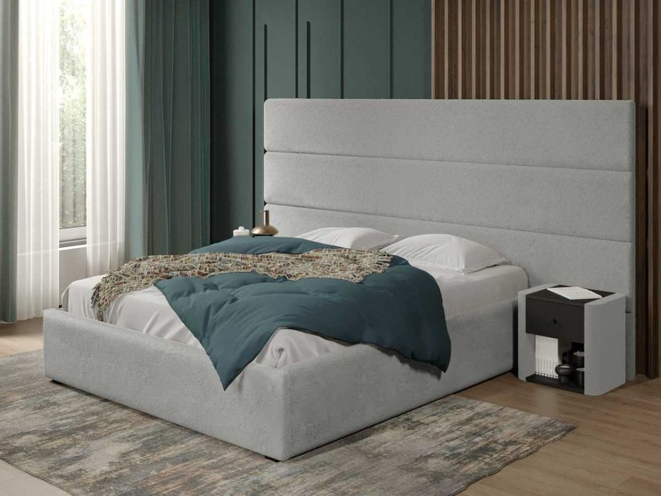 Pat Hera de 190 rabatabil 270 x 144 C1 cu blanita plusata Gri Lapit 06