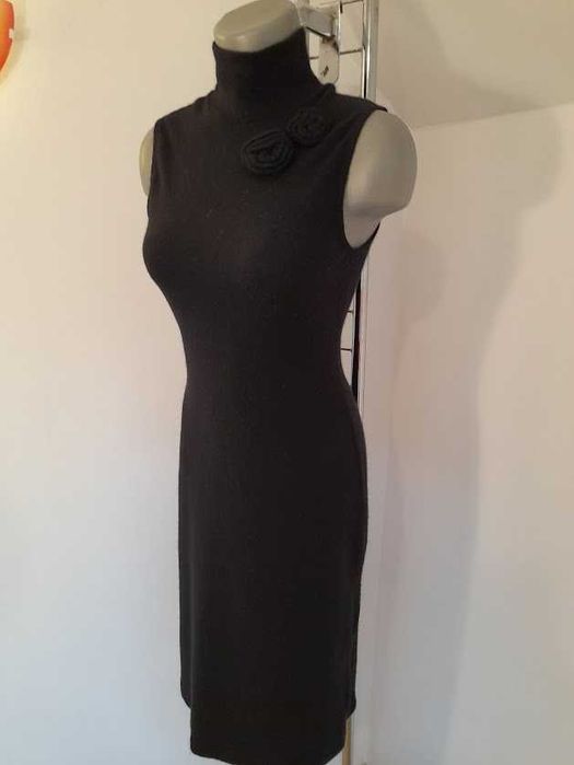 Rochie tricotata Moschino angora+lana in marime S