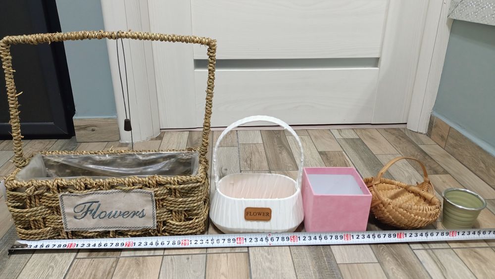 Coșulețe pentru aranjamente florale. Lot 60 lei