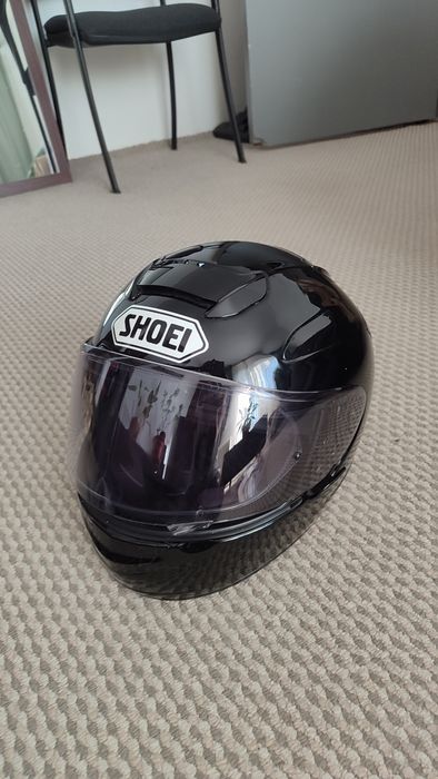 Casca moto Shoei X-Spirit 2 cu 3 viziere, negru lucios, mărime XL