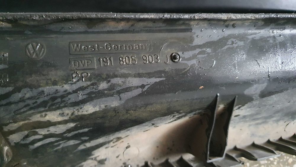 Prelungire/Lip OEM bara lata fata Golf 2/Golf 2 GTI