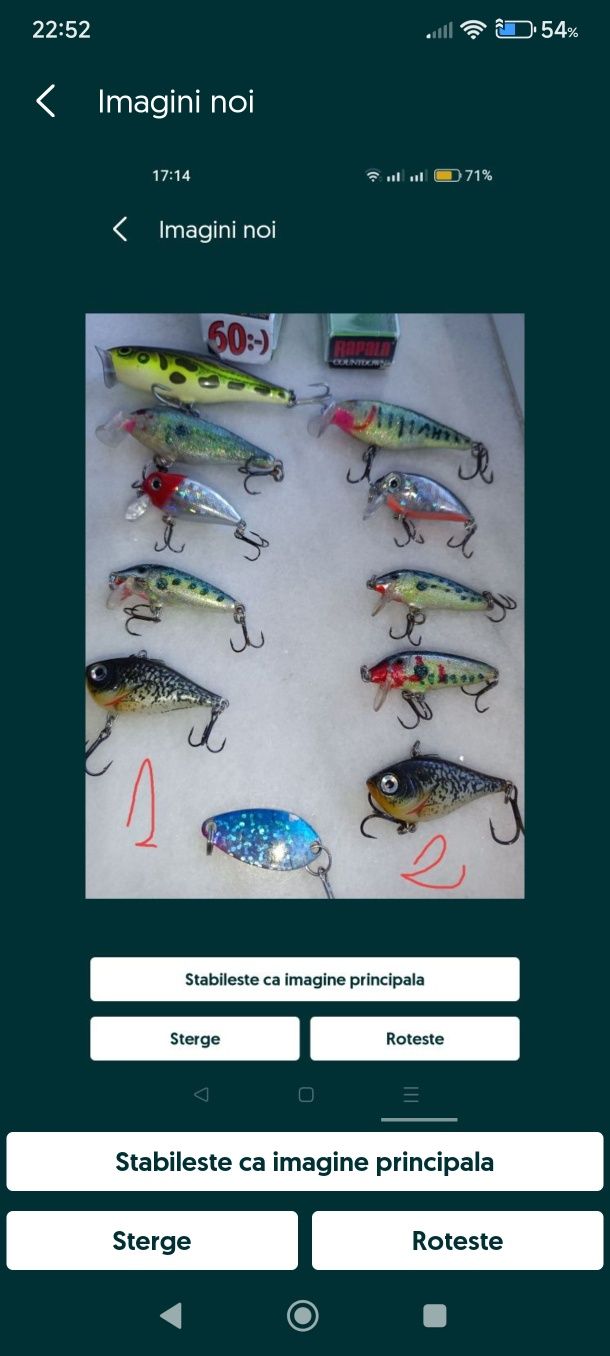 Plute somn/crap/caras/voblere rapala/ancore/nada pescuit
