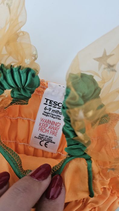 Бебешка рокличка с диадемка за Хелоуин  Halloween.