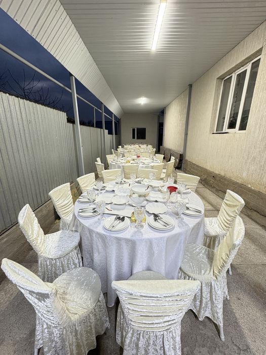 Аренда столов и посуды