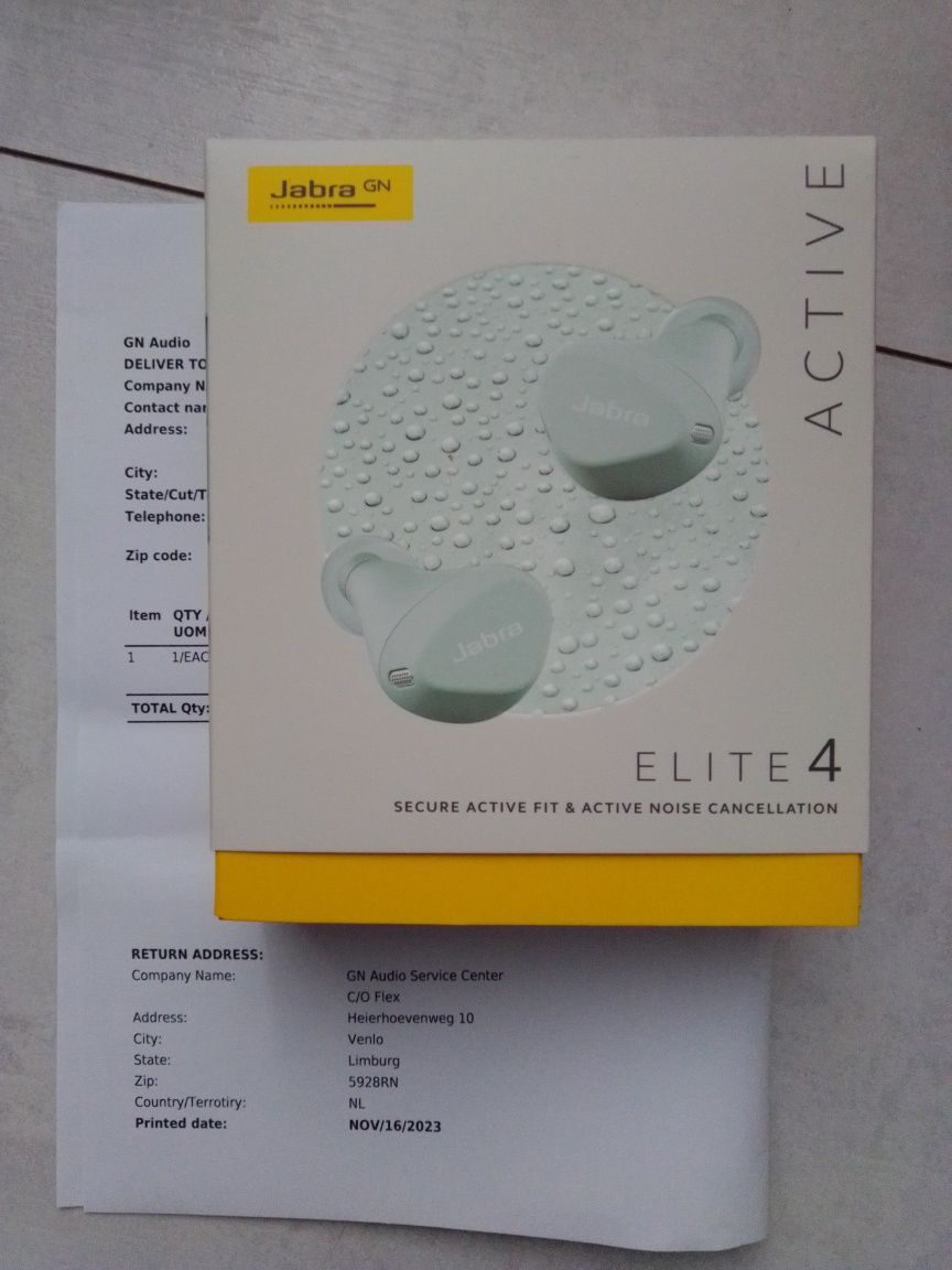 Jabra Elite 4 active mint Nou