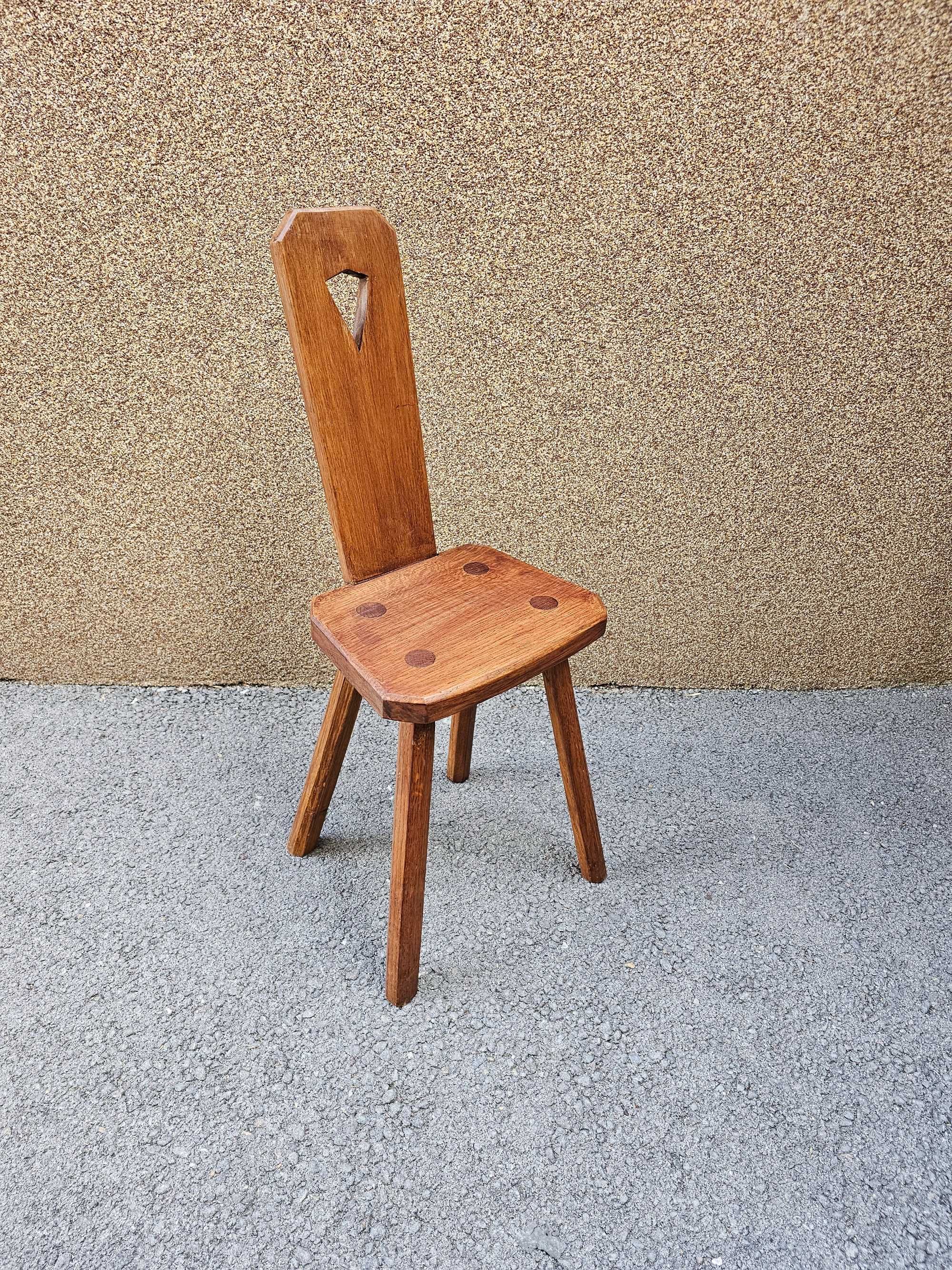 Ръчно изработено ретро столче