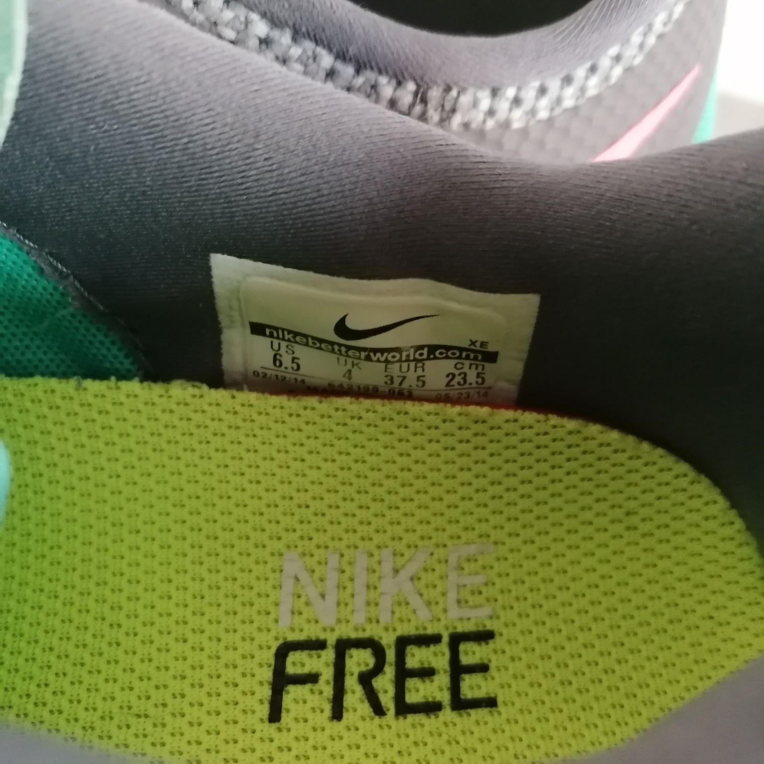 Nike Free 5.0, pantofi sport damă, adidași alergare