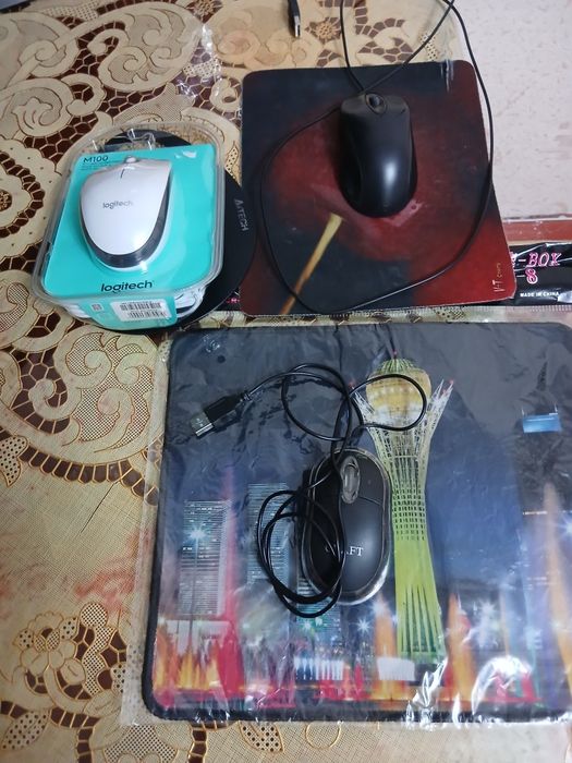 Набор мышек и поликов  для компьютера