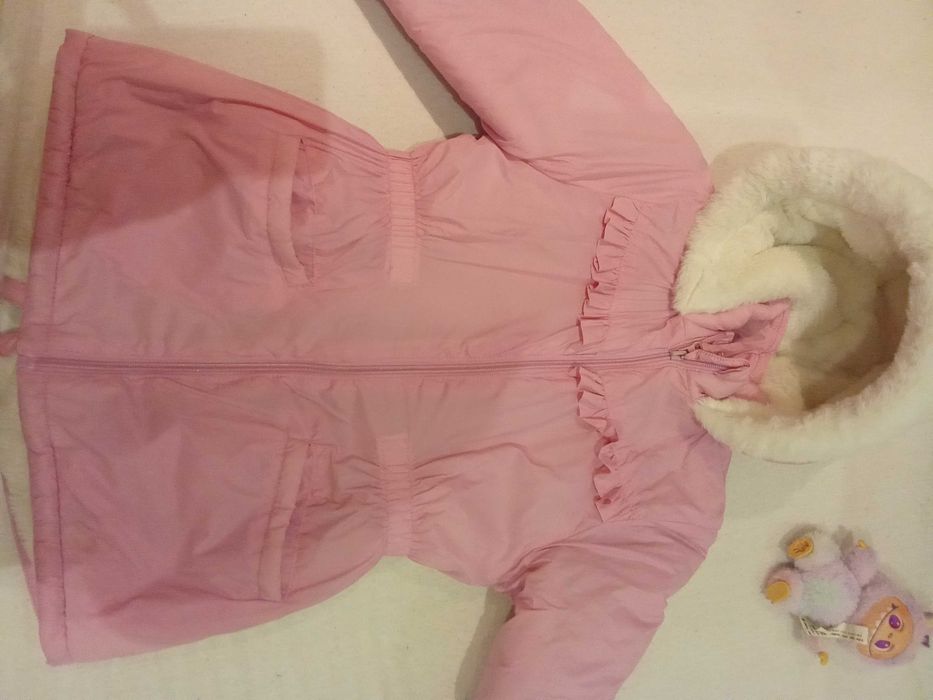 Детско зимно яке за момиче8-9г.-25лв.