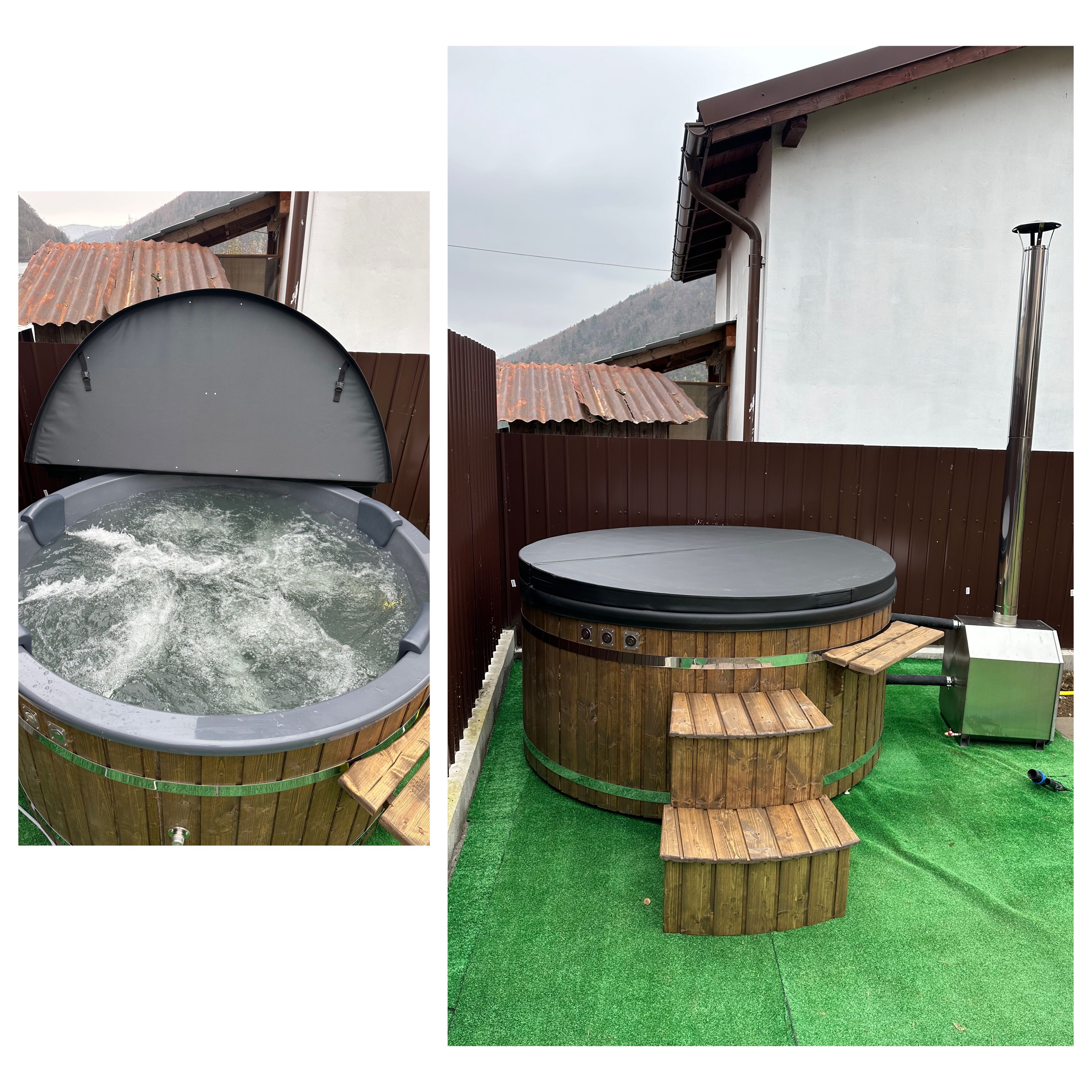 Cabana cu Jacuzzi / Ciubar de inchiriat la Somesul Cald