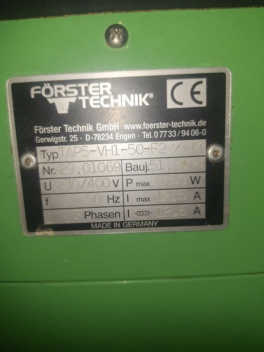 Automat alaptare vitei Forster technick