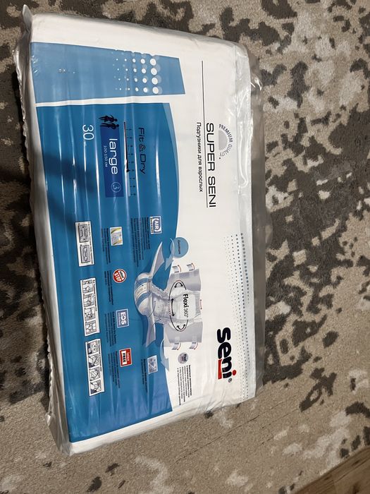 Памперс seni L размер новый