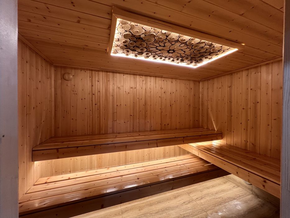 Обшивка бани и сауны парилки
