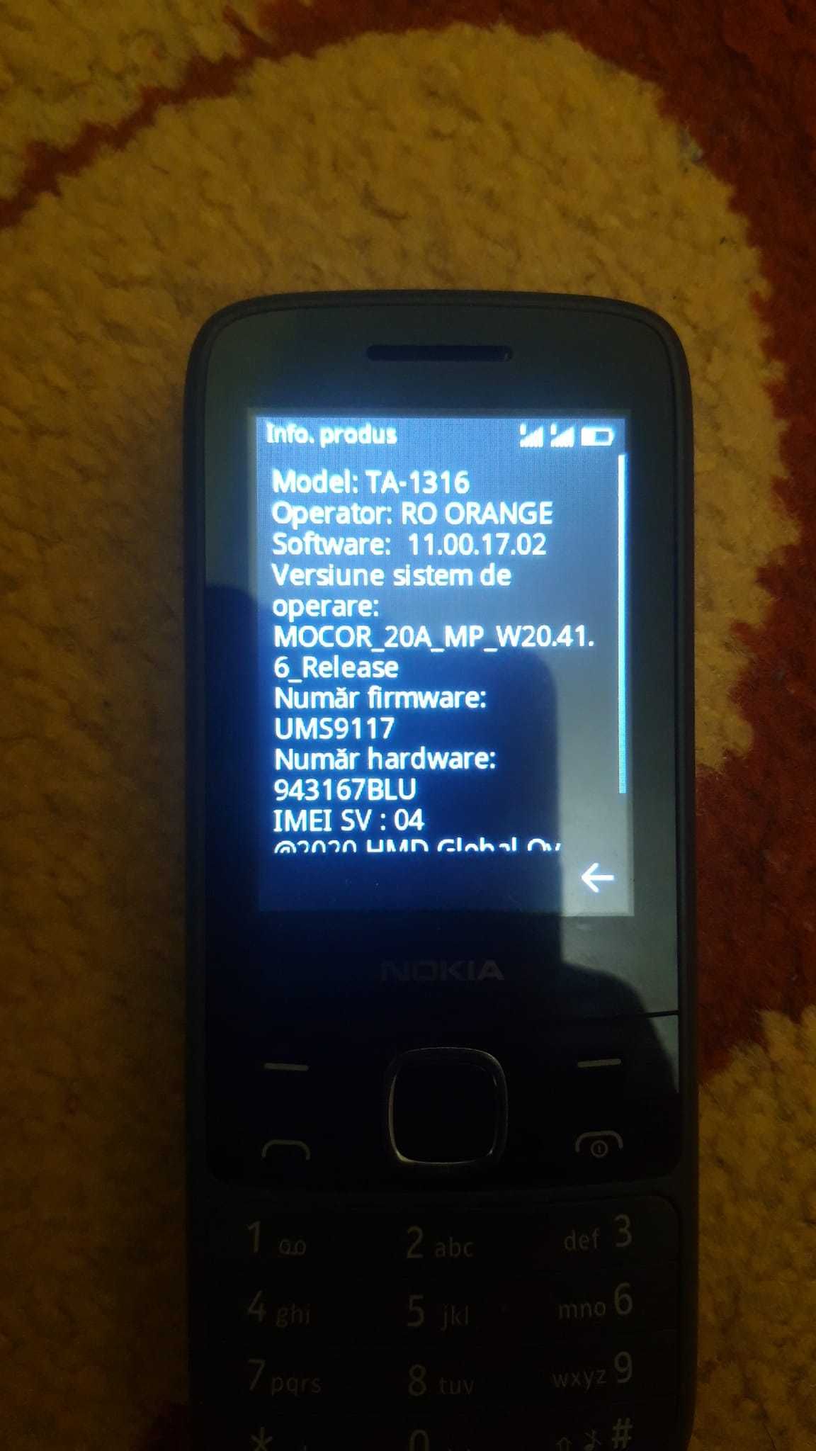 Telefon mobil pt. batrani  Nokia 225, Dual SIM, 4G, TA-1316