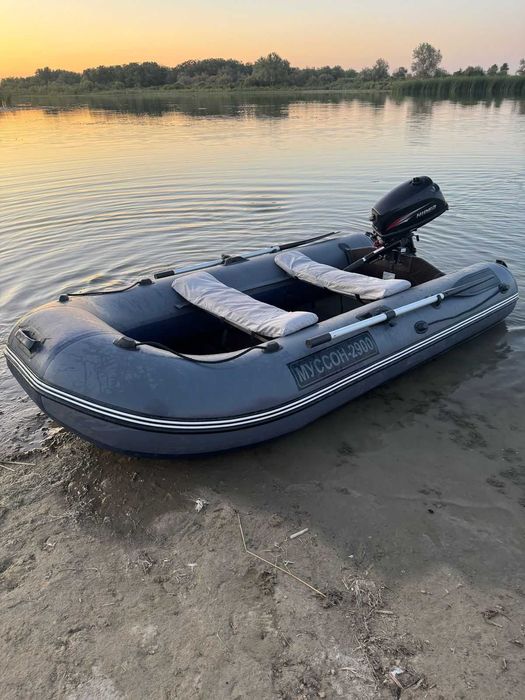 Лодка Муссон 2900 с мотором Hidea HD 5 л.с.