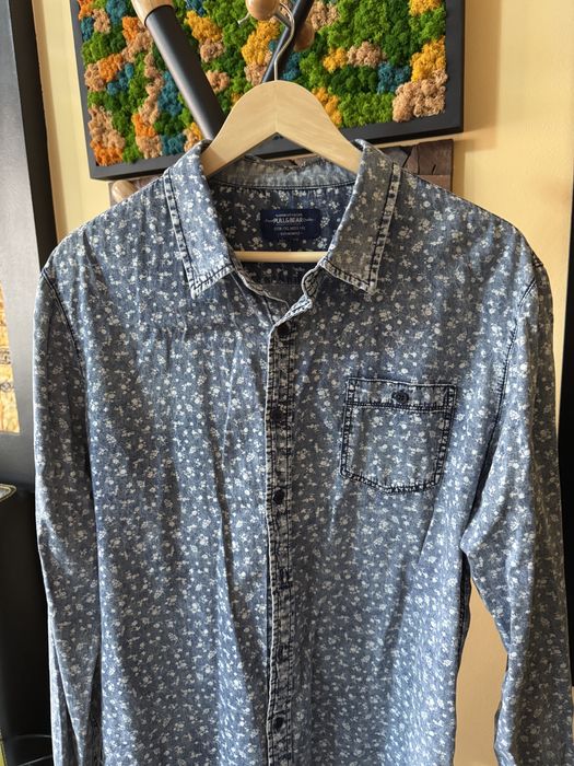 Cămasă PULL&BEAR Finest Quality Blue