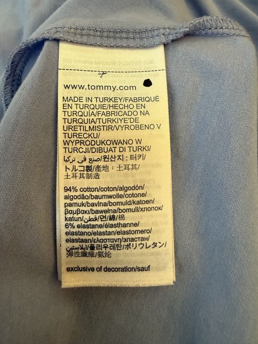 Дамска блуза Tommy Hilfiger, оригинална, светло синя, размер XXL