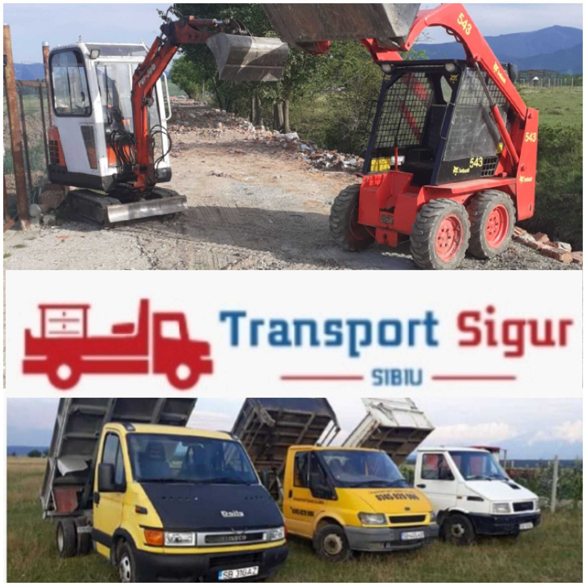 Transport basculabil cu autoutilitara 3.5T 7,5T,26 T:sort,moloz,pamant