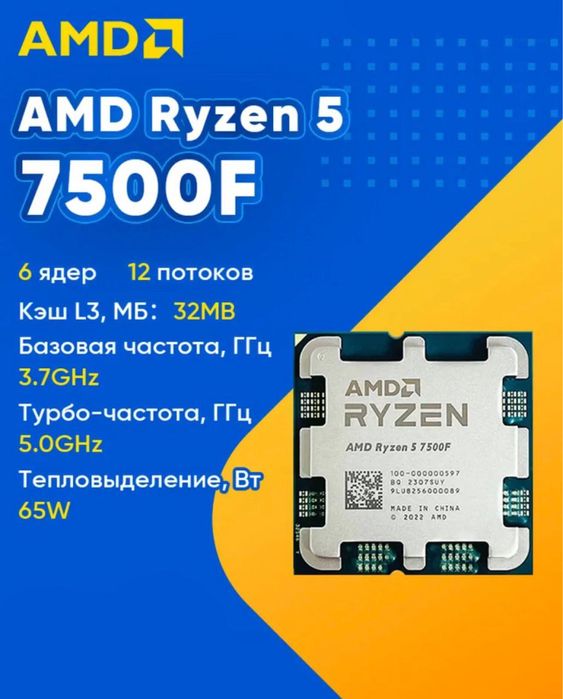 Процессор Ryzen 5 7500f
