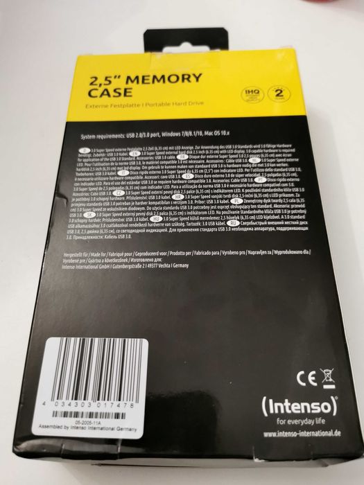 Hdd extern 2 Tb Intenso