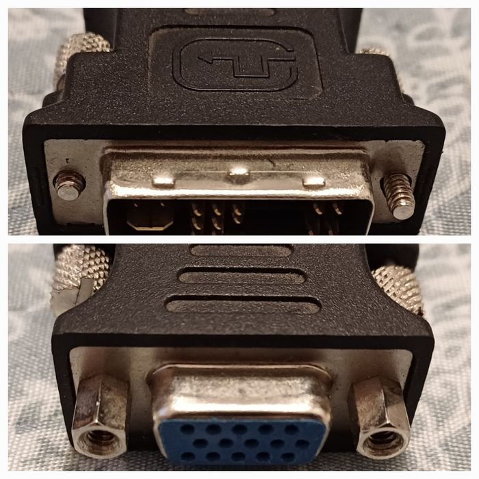 Lot mufa adaptor convertor VGA DVI DB9 DB25 Eth PS2 USB 23 bucati