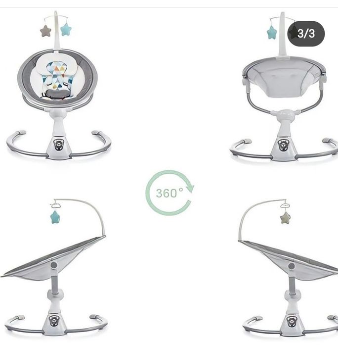 Продаётся шезлонг мэрибэл. Новая модель вращается на 360°. Новая.