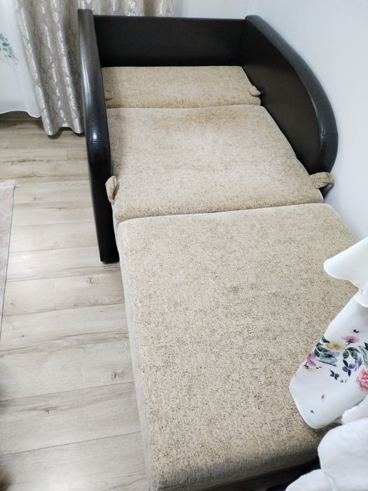 Fotoliu extensibil cu lada de depozitare
