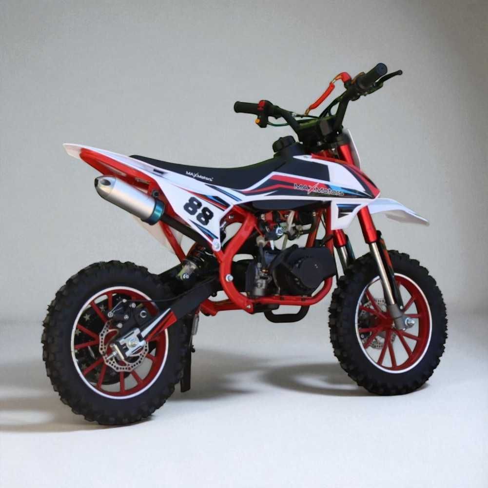 Детски Бензинов Кросов Мотор MX Sport 50 кубика Red