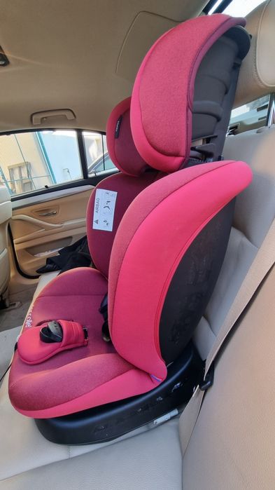 Scaun auto Premium, rotativ 0-36 kg Coccolle Mydo Dahlia red