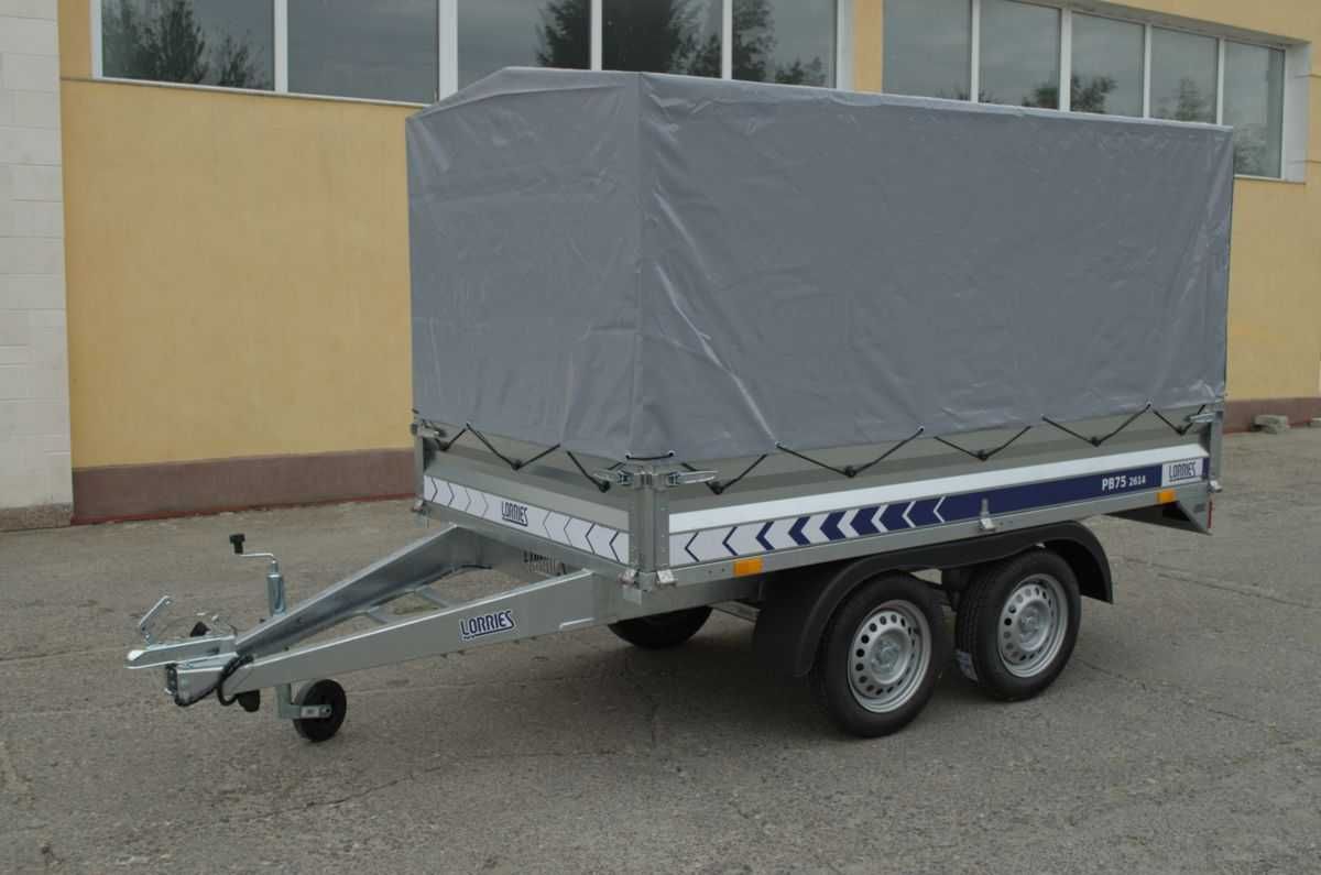 Remorca Solida 750 kg 2 Axe Lorries 261x139x35 cm Tip Platforma